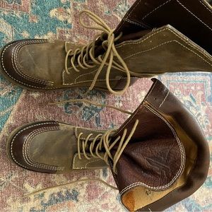 Frye turn down boots.